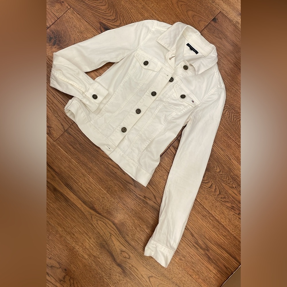 White Jean Jacket